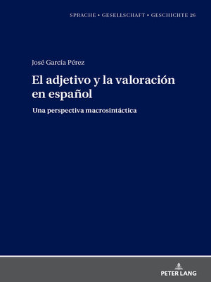 cover image of El adjetivo y la valoración en español